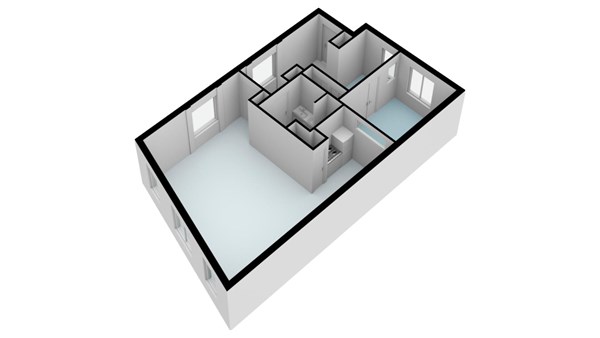 Floorplan - Beulingstraat 4G, 1017 BA Amsterdam